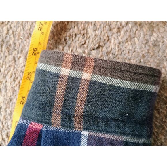 Barbour Plaid Flannel Shaket Quilted Lined Overshirt old money gorpcore outdoors - Picture 12 of 13